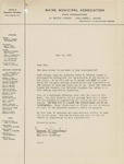 Letter from James M. Jackson, Executive Sec., Me. Municipal Assoc., June 18, 1940 by James M. Jackson