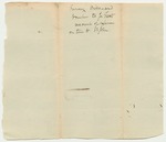 Joseph Treat account for expenses to St. Johns 1820