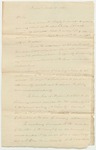 Letter from William Crosby