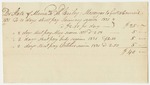 State of Maine Receipt for Thomas Bailey