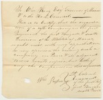 Approbation of William Parsons for a Rifle Company