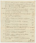 Account of Benjamin J. Porter, for Expenses Incurred in Prosecuting a Journey to and from the River Aroostook in Obedience and Instruction from the Governor of Maine