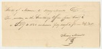 State of Maine Receipt to Henry Merill