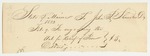 State of Maine Receipt to John P. Thurston