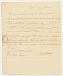 Letter from John Wath to the Governor and Council on the Petition of John Wall