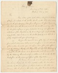A. Nichols Secretary of State Letter to Ebenezor C. Welder