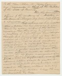 Letter from the Bangor Company of Artillery begging leave to represent their Petition
