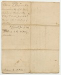 Petition of Captain Benjamin Foster Commandin the Light Infantry Company in Machias 2R.2B.3D., praying to be changed into a Company of Artillery