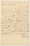 Captain John Randall Letter Opposing the New Arrangement of the Militia in Bowdoin and Litchfield