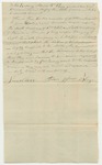 Adam Johnson Junior Letter in Favor of the New Arrangement of the Militia in Bowdoin and Litchfield