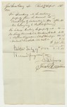 Receipt No. 6 for S.J. Sopus and James Reed for Trucking, Materials, and Labors