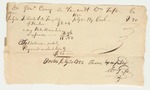 Receipt No. 12 for William Tufts for Transporting Gun Powder