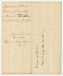 Application of Daniel Simmons, of Hallowell for a Reward for Informing and Prosecuting a Counterfeiter