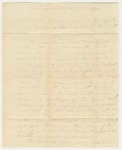 Letter from James Bates Regarding the Health of Hosea Paul in State Prison