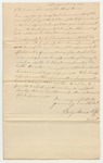 Letter from Benjamin Adams, Sheriff of Somerset, Regarding the Situation of Hosea Paul as a Prisoner