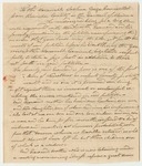 Letter from John Roberts Regarding the Petition of Wentworth Seward