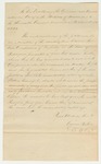 Letter from Capt Carver Buker