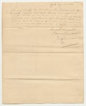 Doctor Josiah Gilman Certification of the Health of Nathaniel Parsons in Prison