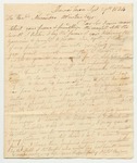 Letter From Nathaniel Parsons to Alexander McIntire, Esq., Requesting a Petition for His Pardon