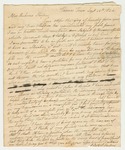 Letters from Daniel Rose and Nathaniel Parsons to Rebecca Parsons