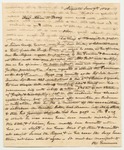 Letter from Erastus Foot Regarding the Pardon of George Rogers