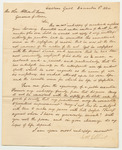 Letter from Seth Elliot to Judge Albion Parris, Begging for a Commutation of His Punishment
