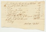 Samuel Hussey Receipt for Freight from Ambrose Talbot