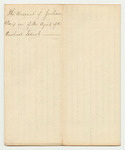 Receipt No. 22 for William Chamberlain for Labor