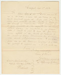 Communication from Jonathon D. Weston, Agent of the Passamaquody Indians, Regarding Purchase of Land
