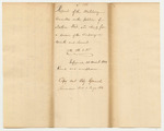Copy of Sentence of Commonwealth of Massachusetts vs. Fitch Woods