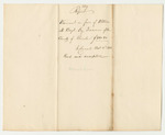 Petition of the Commanding Officers of the South Company of Infantry in Bath