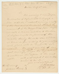 Letter from John Brooks, Governor of Massachusetts, to Albion Paris, Governor of Maine, Forwarding the Communications in Relation to the Claim Upon the United States