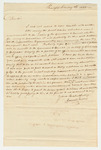 Letter from Edward Fuller Regarding the Petition of Fitch Woods