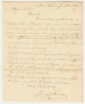 Letter from James R. Bachdeler Relating to the Petition of the Second Division