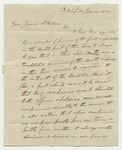 David C. Brown Letter Opposing the New Arrangement of the Militia in Bowdoin and Litchfield