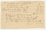 Jackson Davis Bill for Food for the Penobscot Indians from Samuel Dudley