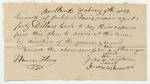 Jackson Davis Bill for Expenses for the Penobscot Indians
