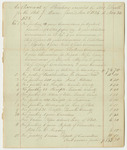 Account of Printing Executed by Todd & Smith for the State of Maine