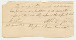William Gould Certification that the Field Officers of the 5th Regiment Refused Approbation to Their Petition