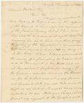 Letter from Samuel Call Regarding Expenses as an Agent of the Penobscot Indian