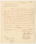 Communication from the Commissioners Regarding the Accounts of Joseph Norris
