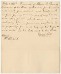 Bill No. 1 from Nathaniel Cobb for House and Other Accomodations for the Reception of General Lafayette