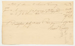 Bill No. 4 from R.P. Dunlap to Governor Parris for Expenses Related to the Visit of General Lafayette