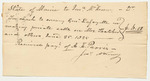 Bill No. 6 from John Powell for Labor Related to the Visit of General Lafayette