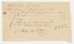 Bill No. 9 from Daniel Skillings Materials and Labor for a Platform and Fencing at the State House
