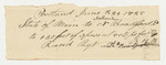Bill No. 11 from Thomas Bailey for Materials and Labor Related to the Visit of General Lafayette