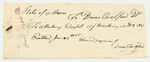 Bill No. 13 from Benjamin Brown for Expenses Related to the Visit of General Lafayette