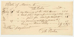 Bill No. 16 from James Osborn Jr. for Gun Powder and Firing a Salute on the Arrival of General Lafayette at Kennebunk
