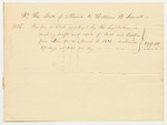 William B. Sewall Bill for Fees as a Clerk in the Legislature
