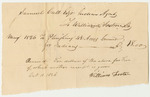 William Foster's Bill for Ploughing Land for Penobscot Indians